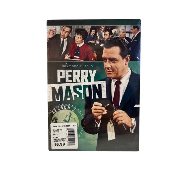 Perry Mason Season 2 Vol 1 DVD NEW Sealed Raymond Burr Drama Crime TV - Picture 1 of 7